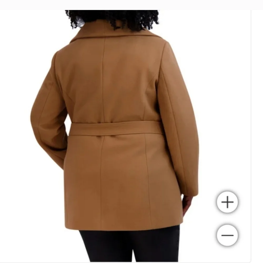 Tahari Ladies' Faux Wool Wrap Coat, nwt - Picture 5 of 8